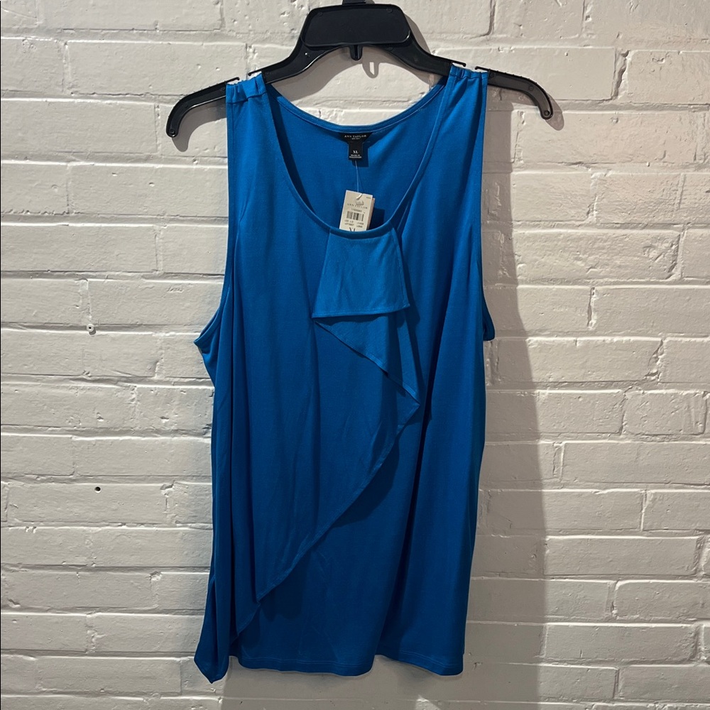 Ann Taylor Vibrant Blue Tank Top NWT